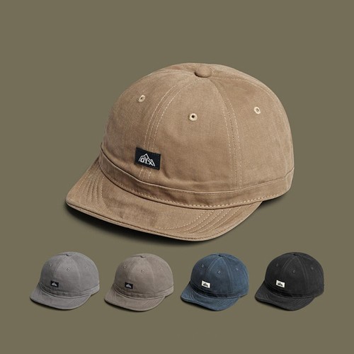 Short brim baseball cap - cap, casual