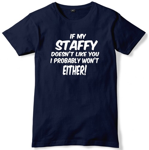 Staffy doesn like you - my,