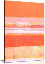 Orange Abstract Painting