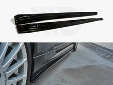 Side Skirts Diffusers Maxton Design Gloss ABS For Vauxhall / Opel Corsa D VXR