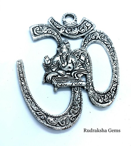 Aum ganesha antique metal - om,