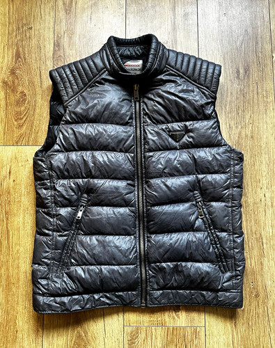 Prada grey nylon padded down - nylon,
