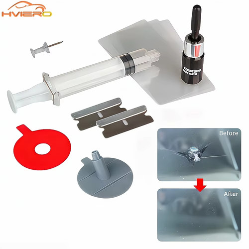 Car windscreen chip repair kit - chip,