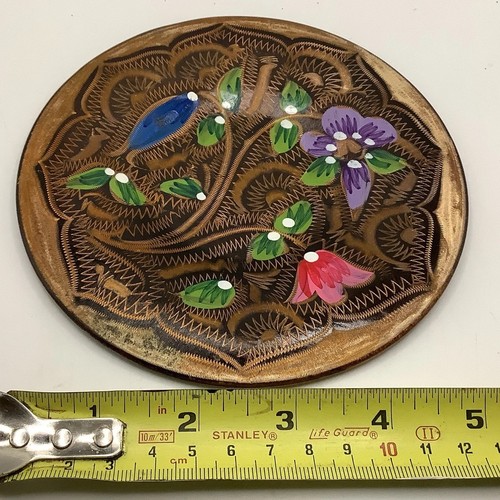 Vintage turkish copper etched - turkish,