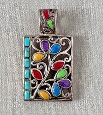 Multi-Gemstone Sterling Silver
