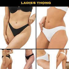 6 Pack Womens Cotton G-String