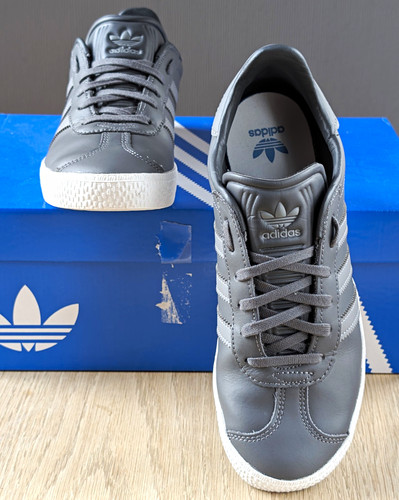 Adidas gazelle grey white - adidas,