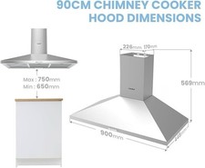 Comfee 90cm chimney cooker - comfee,