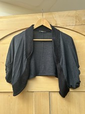 Marks and Spencer women’s navy blue linen shrug size 14