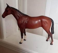 Beswick The Quarter Horse Rare Vintage Stallion Bay Brown Matt been restored