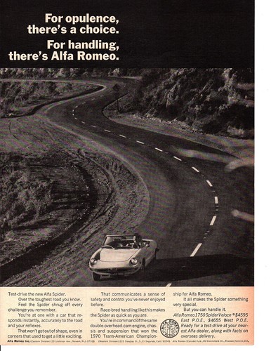 1971 alfa romeo 1750 spider - alfa,
