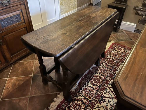 Oak drop leaf gateleg - drop, small
