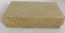 Woven Sea Grass  Storage Box 26 x 15 x 7 cm Made in Philippines