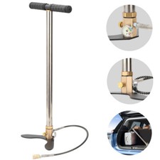 3 Stage PCP 6000psi Air Gun Rifle Filling Stirrup Pump Hand Pump Pressure Gauge