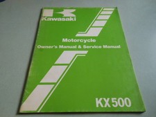 Kawasaki OEM KX500-A1 Service