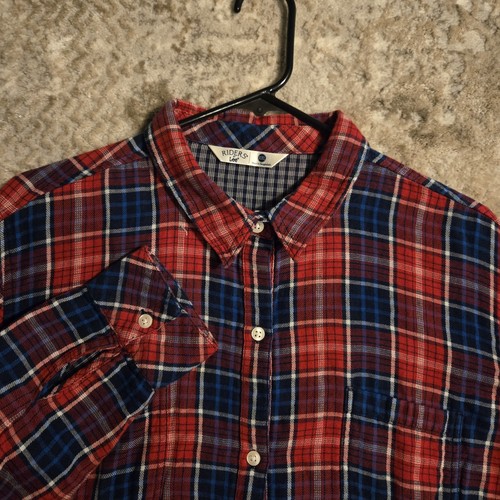 Riders lee flannel - flannel, button