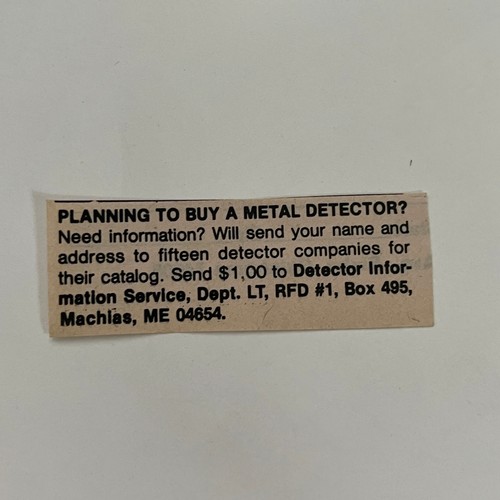 Detector information service - information,