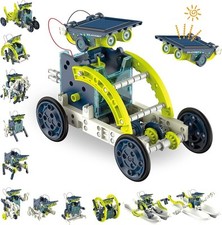 Acelife Stem Solar Robot Toy 12-In-1 Diy Building & Science Kit For Kids 8-12