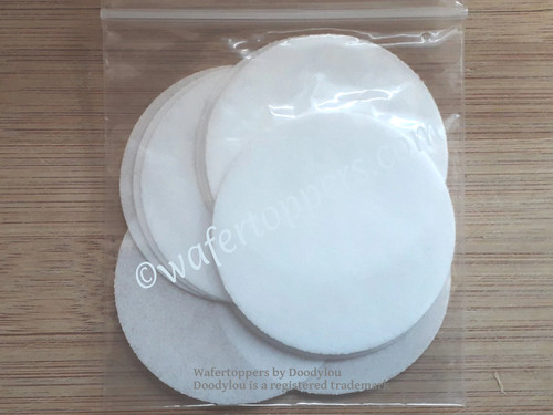 Edible wafer macaroon bases - edible,