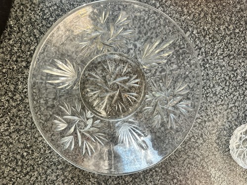 Vintage cut glass bowl - vintage,