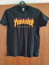 Thrasher Magazine San Francisco Skater Graphic Logo T-Shirt - Size Medium