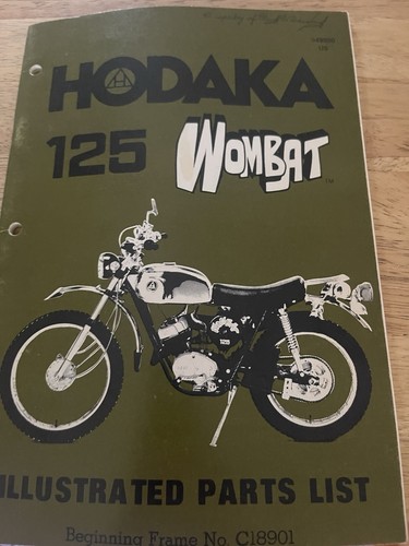 Hodaka 125 wombat illustrated - wombat,