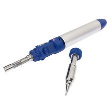 Gas Soldering Iron Cordless Refillable Butane Blow Torch with 2 x Solder Tips