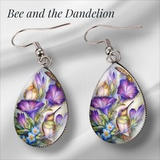 Kingfisher Bird and Flowers