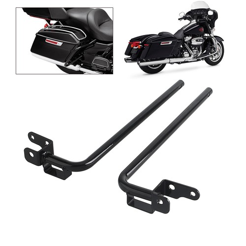 Black rear saddlebag - rear,