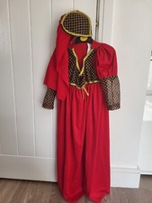 Girls Medieval Princess Historical Tudor Juliette Fancy Dress Costume Size S 