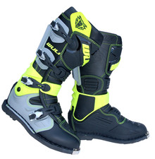Leather motocross MX boots Wulfsport JM Concept Racer Boots Enduro ATV Motorbike