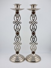 2 Chrome Art Nouveau Style