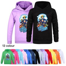 Kids Fireman Sam Print Long