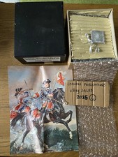 Poste Militaire 90mm White Metal Mounted Figure - French Standard Bearer Orleans