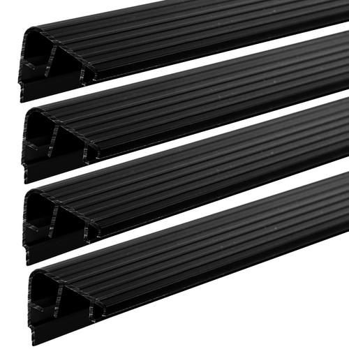 Black vinyl sill cap door - black,