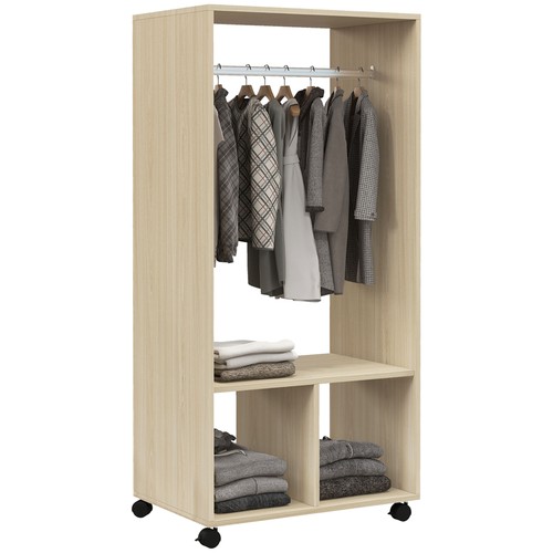 Homcom mobile open wardrobe - homcom,
