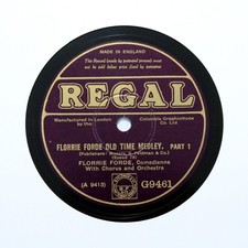 FLORRIE FORDE "Florrie Forde Old Time Medley" 1929 (E+) REGAL G-9461 [78 RPM]