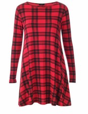 Mother daughter red tartan - &,