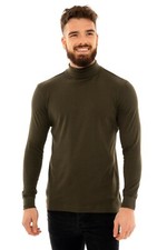 Mens Roll Neck Cotton