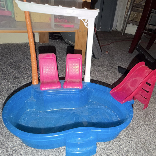 Barbie blue pink plastic - barbie,
