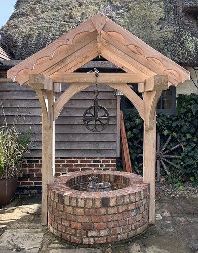 Oak garden wishing - , well,