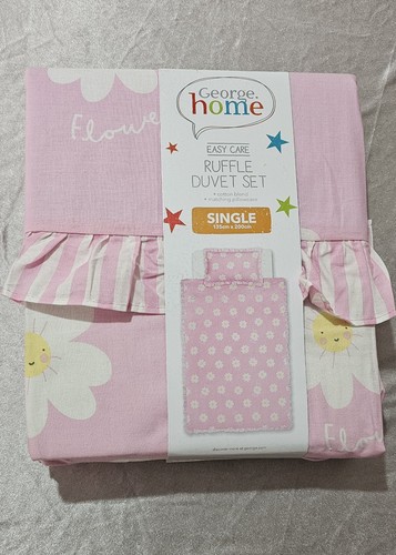 George home pink daisy ruffle