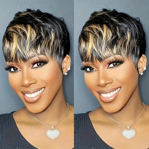 Pixie cut wig human - pixie, hair