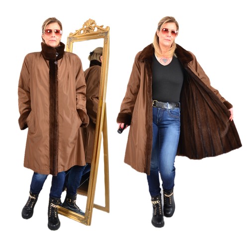 Us5848 coat with real sheared - with,