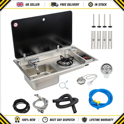 Stainless steel hob sink - stainless,