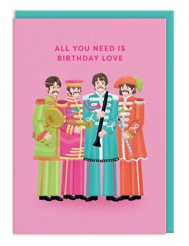 The beatles birthday card - beatles, all
