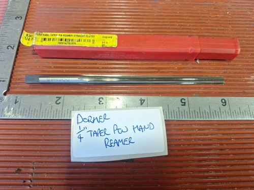Taper pin hand reamer - 1/4",