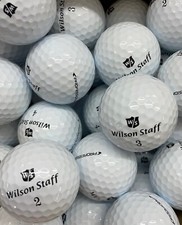 24 WILSON STAFF PROFESSIONAL WHITE GOLF LAKE BALLS PEARL/GRADE A FREE DELIVERY