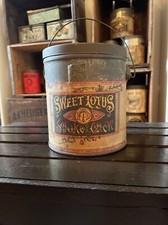 Old Sweet Lotus Tobacco Tin