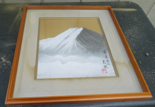 Stunning framed japanese - framed, gold